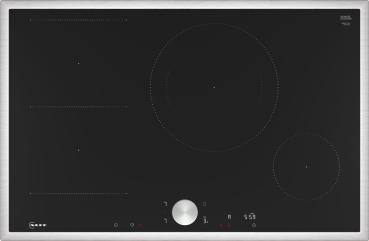 Neff T58STS1L0 - N 90, Induktionskochfeld, 80 cm, Schwarz, Mit Rahmen aufliegend